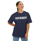 Sculpted Boxy Graphic Oversized T‑Shirt