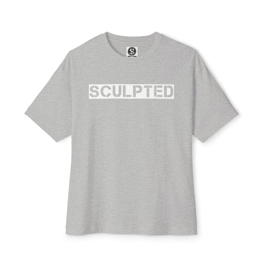 Sculpted Boxy Graphic Oversized T‑Shirt