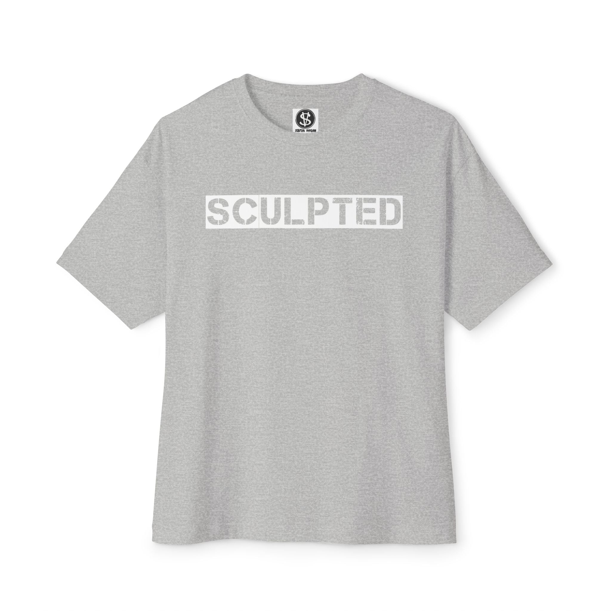 Sculpted Boxy Graphic Oversized T‑Shirt