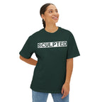 Sculpted Boxy Graphic Oversized T‑Shirt