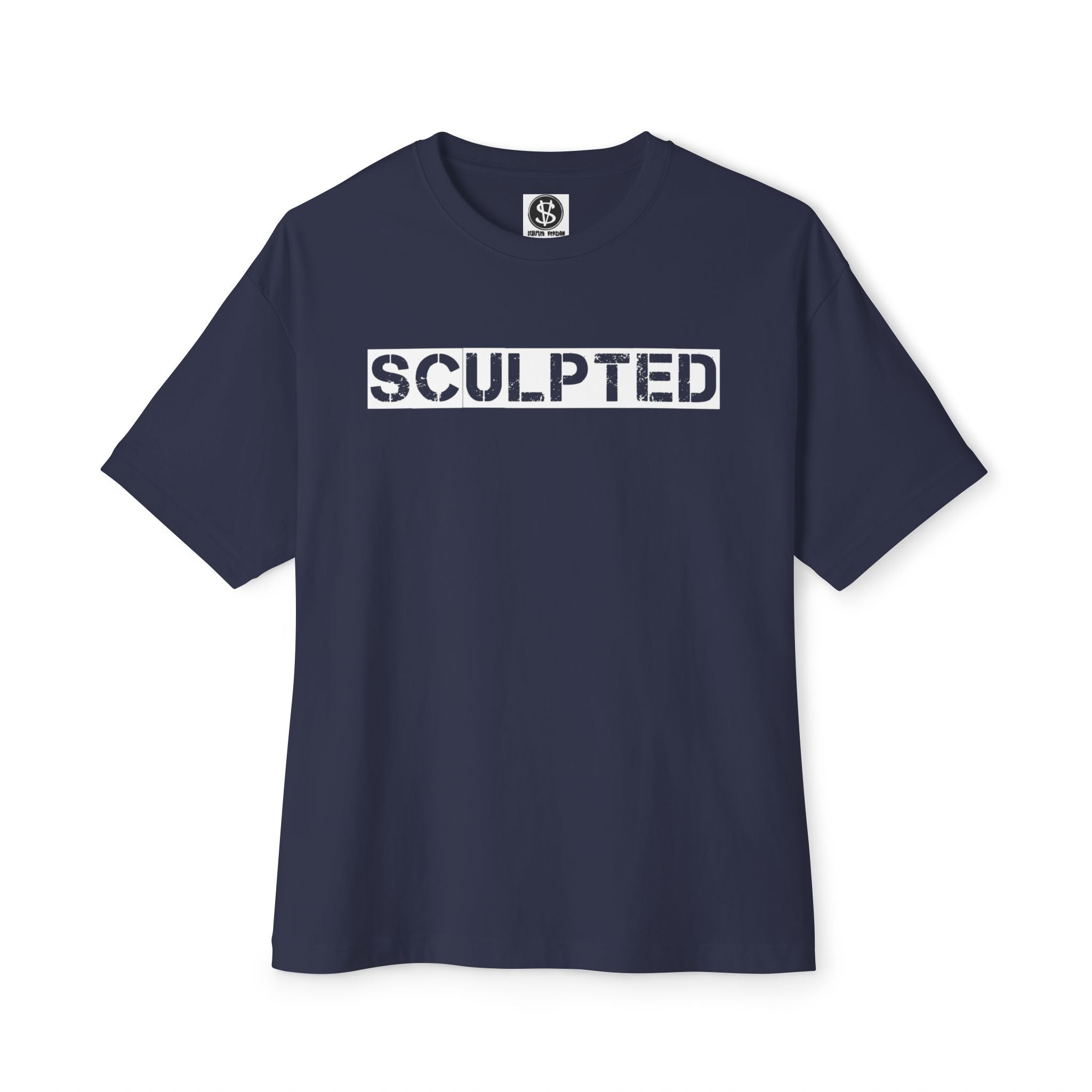 Sculpted Boxy Graphic Oversized T‑Shirt