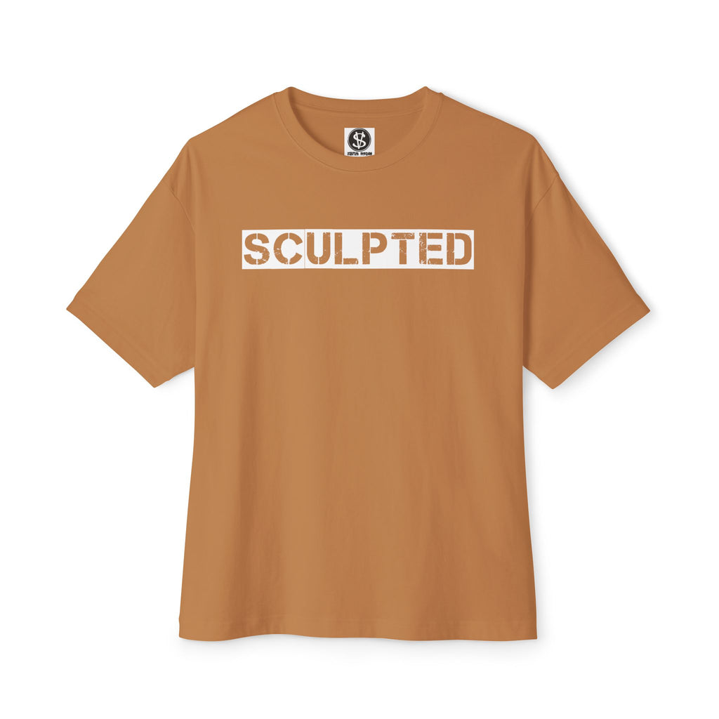 Sculpted Boxy Graphic Oversized T‑Shirt