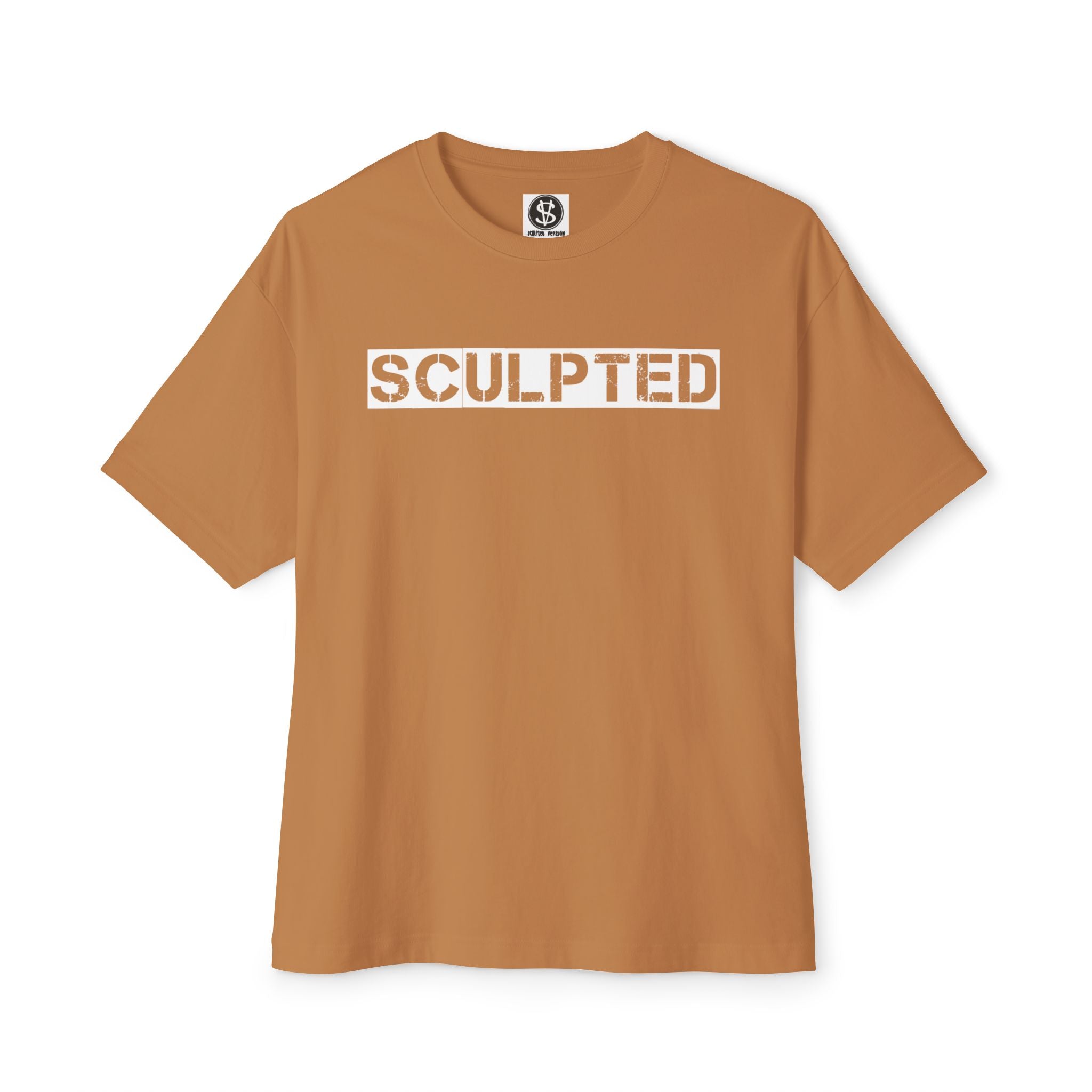 Sculpted Boxy Graphic Oversized T‑Shirt