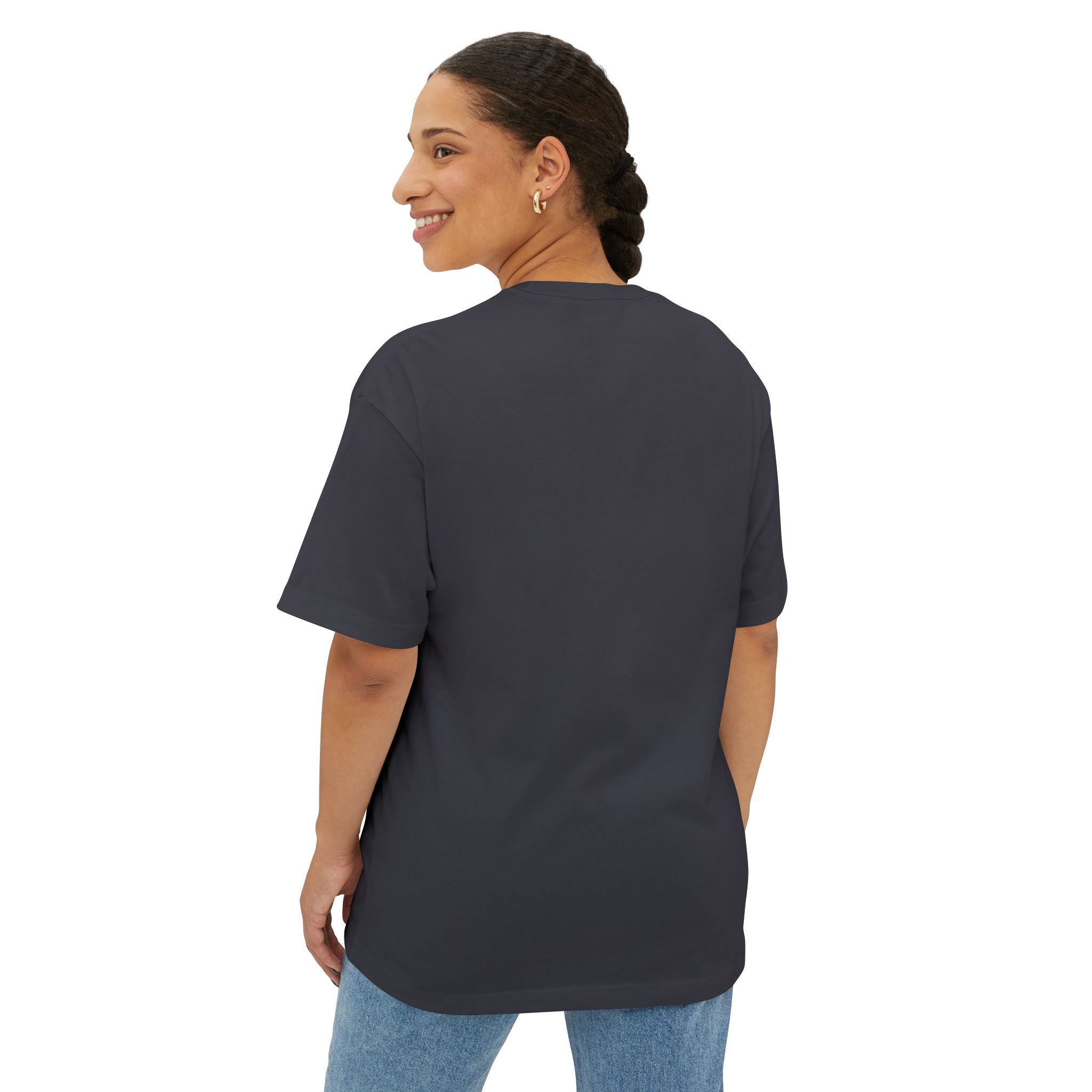 Sculpted Boxy Graphic Oversized T‑Shirt