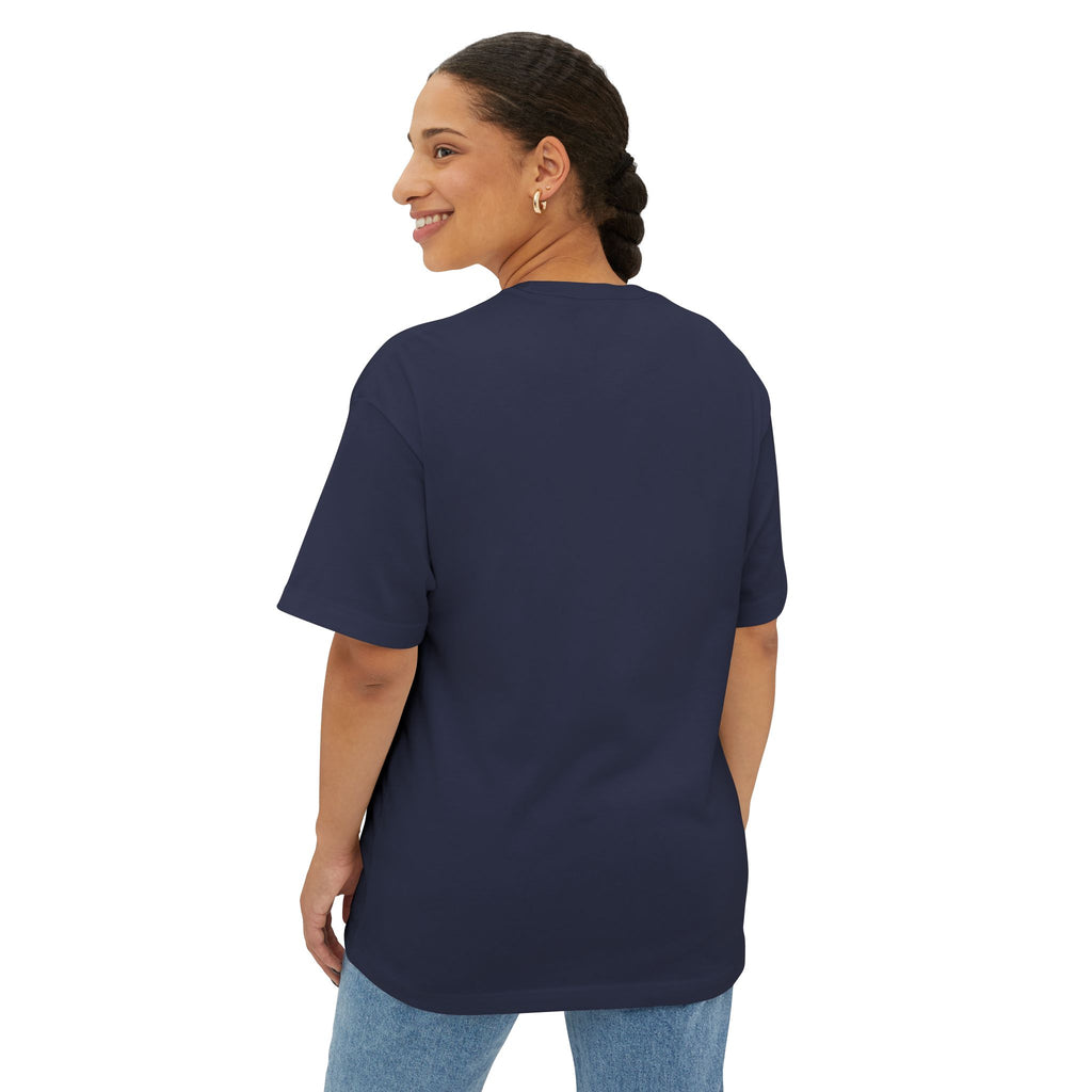 Sculpted Boxy Graphic Oversized T‑Shirt