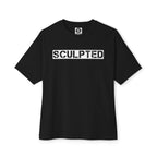 Sculpted Boxy Graphic Oversized T‑Shirt