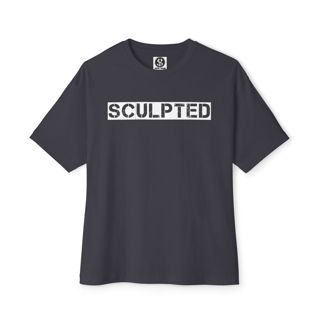 Sculpted Boxy Graphic Oversized T‑Shirt