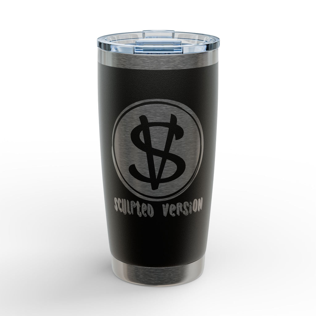 20oz Engraved Stainless Sculpted Version Logo Travel Cup