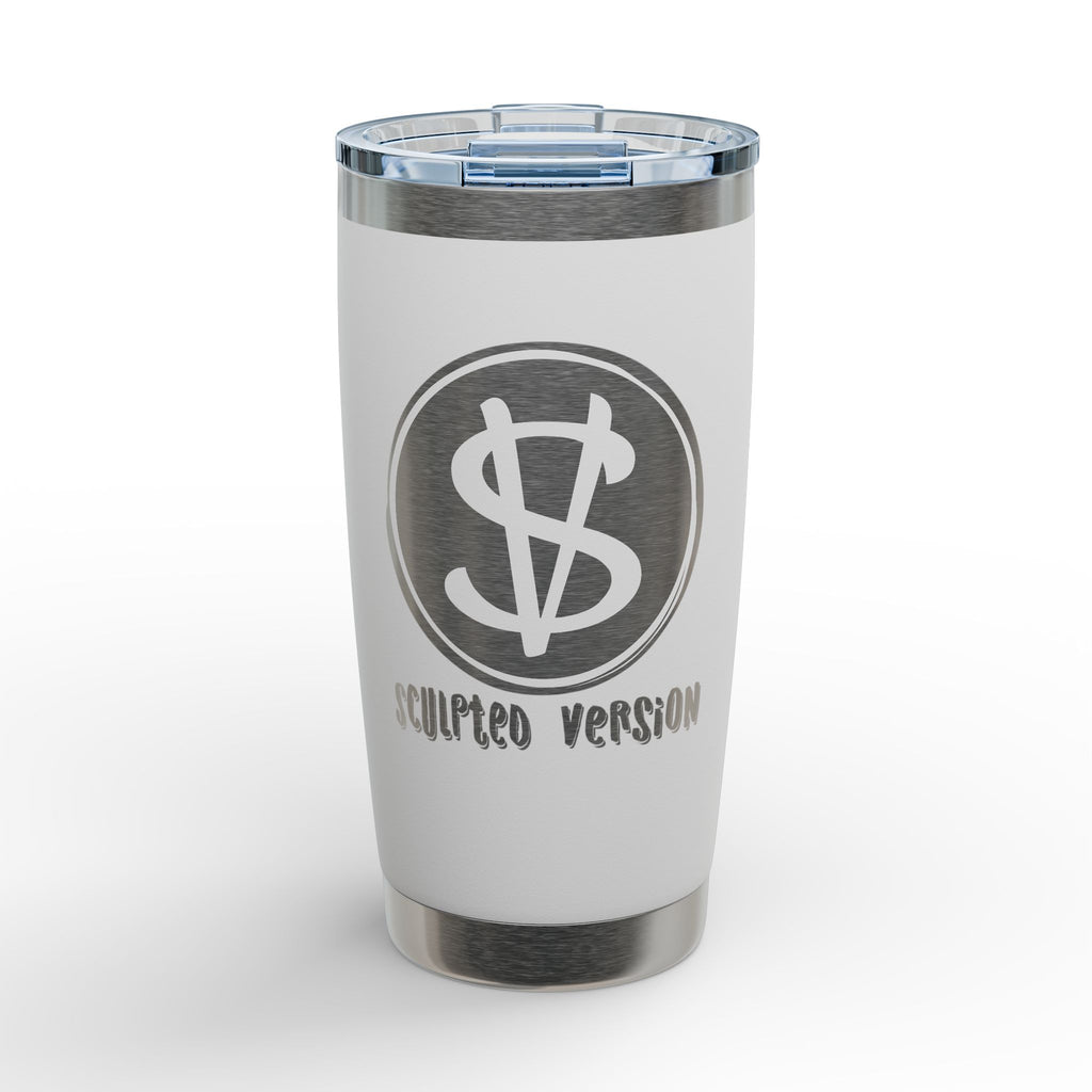 20oz Engraved Stainless Sculpted Version Logo Travel Cup